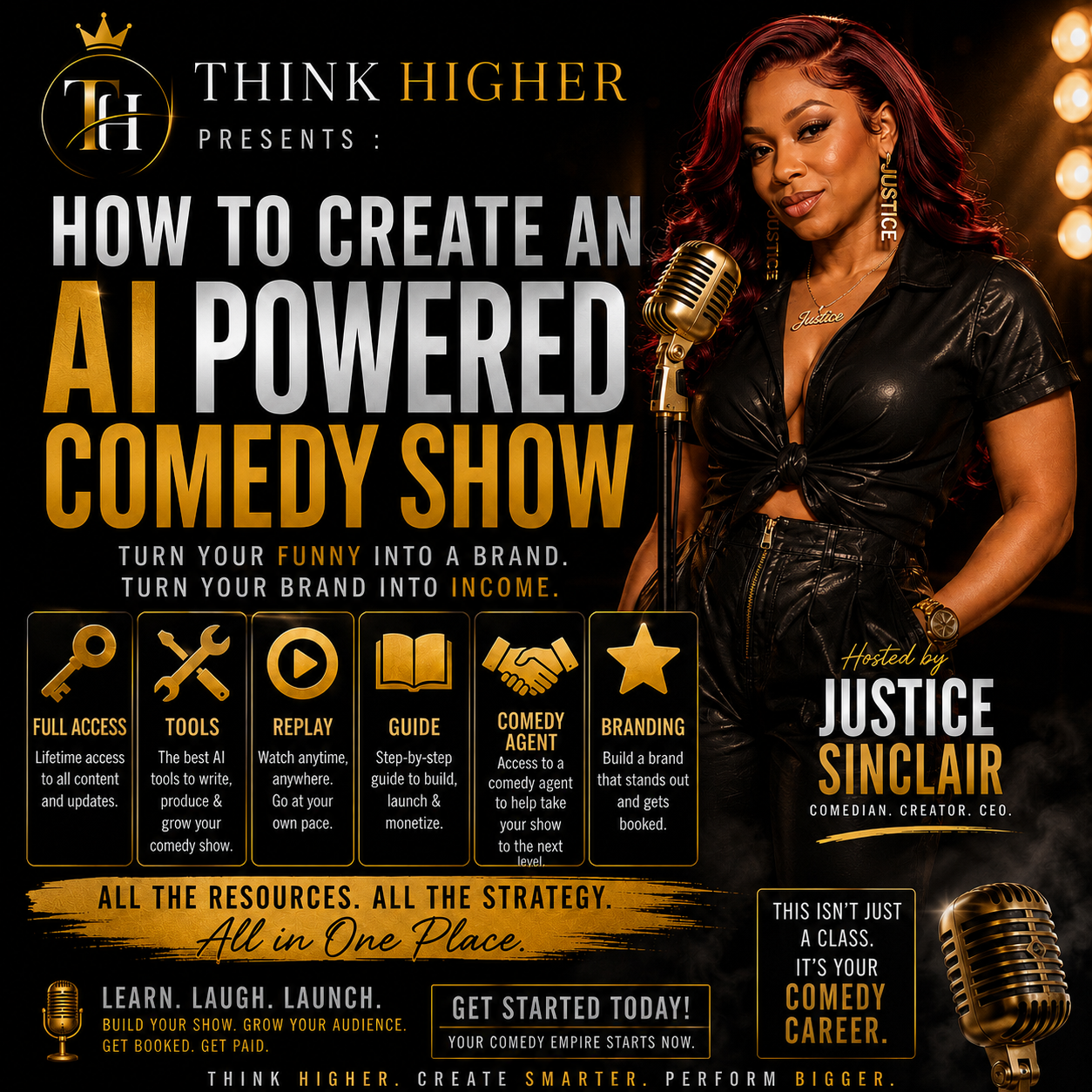 New💚 AI AUTOMATED COMEDY SHOW™ — Live 2-Day Training