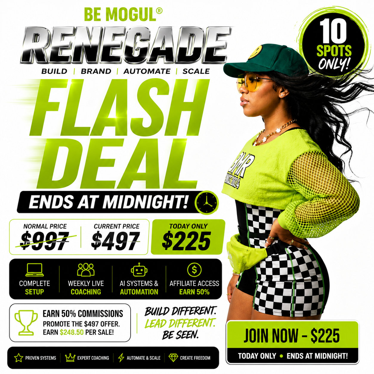 Be Mogul® Renegade — Midnight Flash Deal