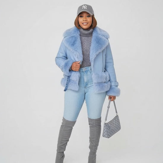 carolina blue womens jacket