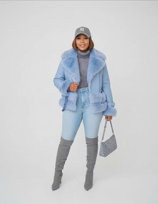 carolina blue womens jacket